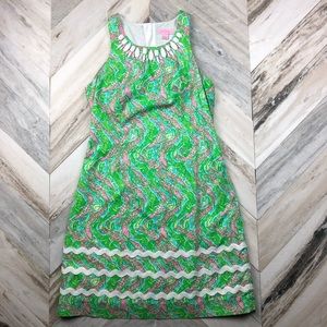 Lilly Pulitzer Pearl Shift Dress Chomp Chomp 4